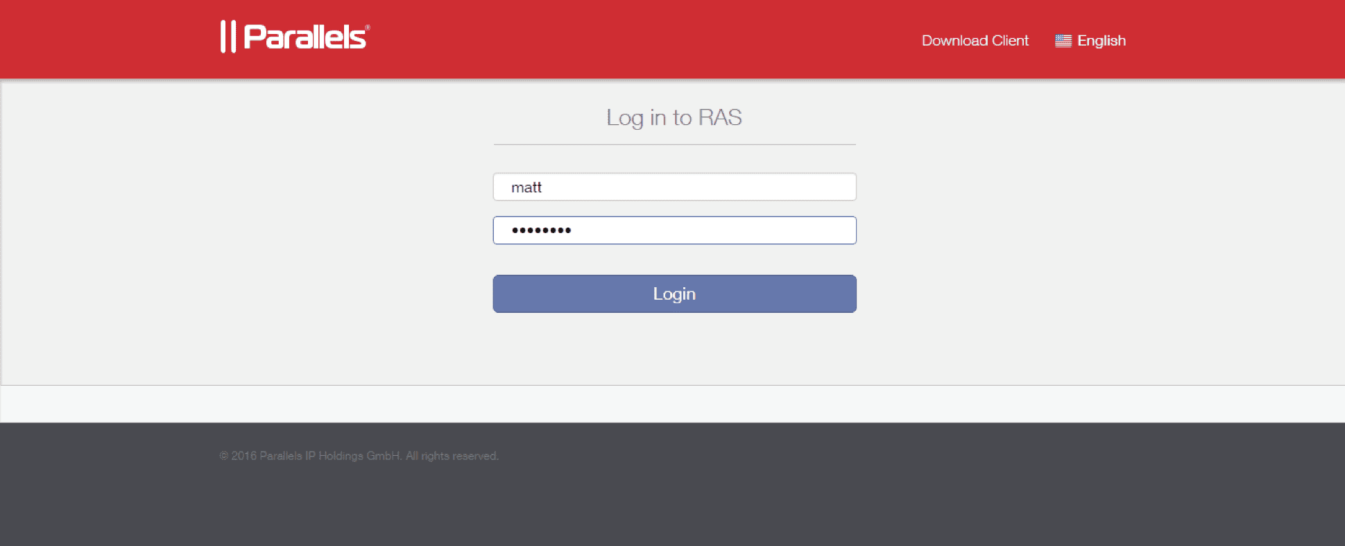 parallels client parallels client