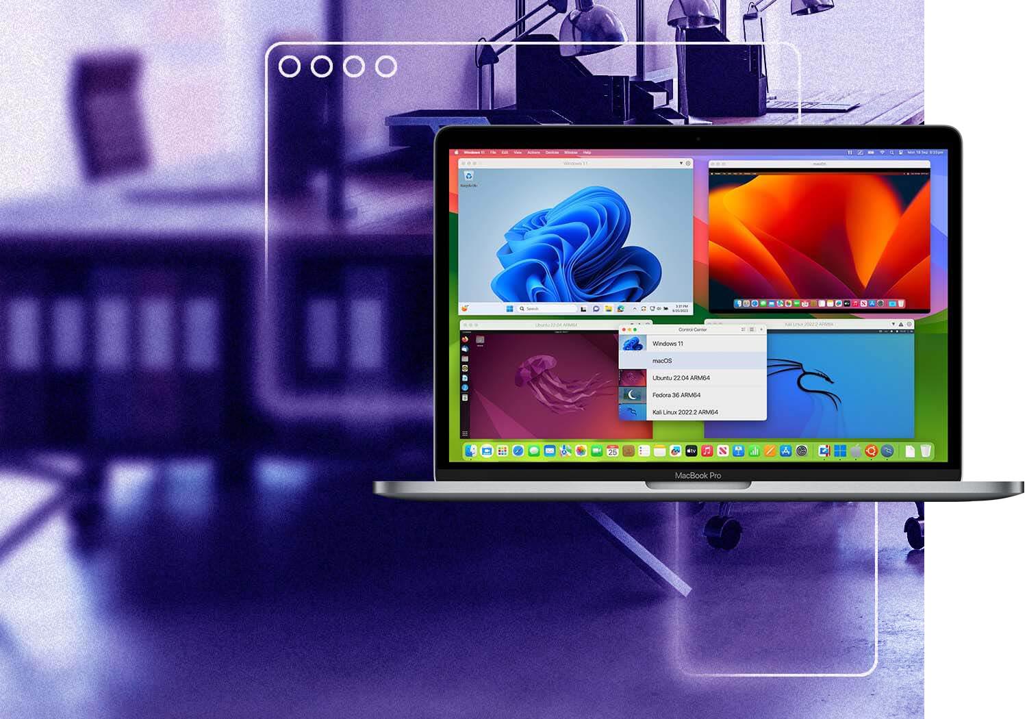 在 Mac 上运行 Windows。简单方便。强大。无缝。